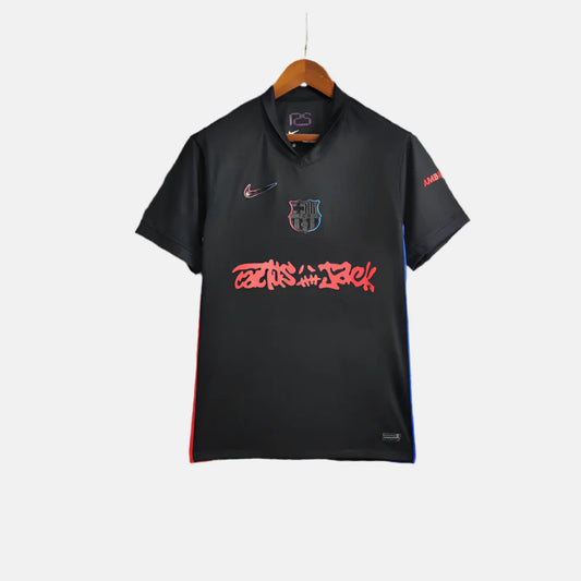 BARCELONA X TRAVIS SCOOT חולצה קצרה